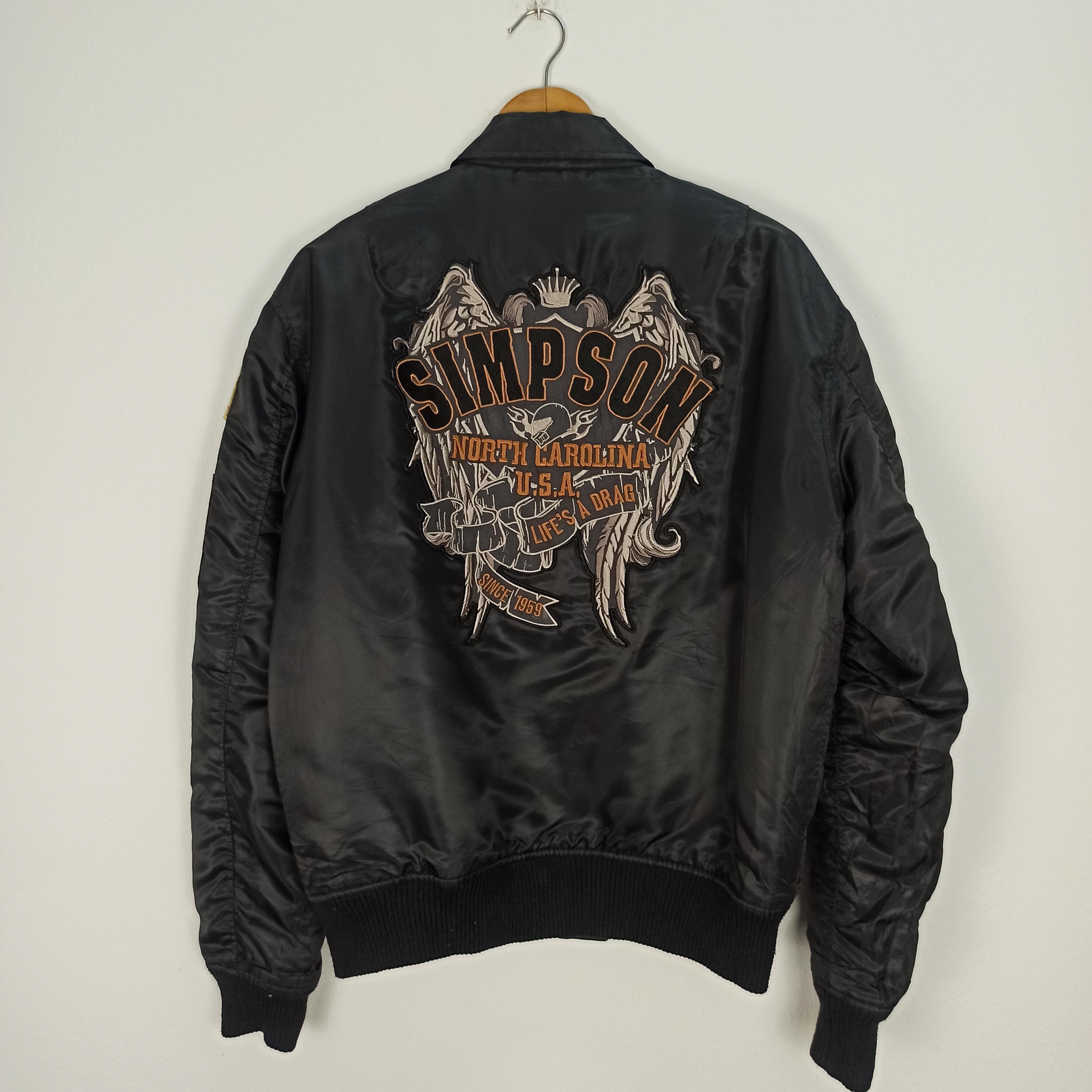 は*な様 90s SIMPSON MA-1 blouson flight jac Vintage Simpson MA-1 Jacket Blouson Flight Jacket - Etsy