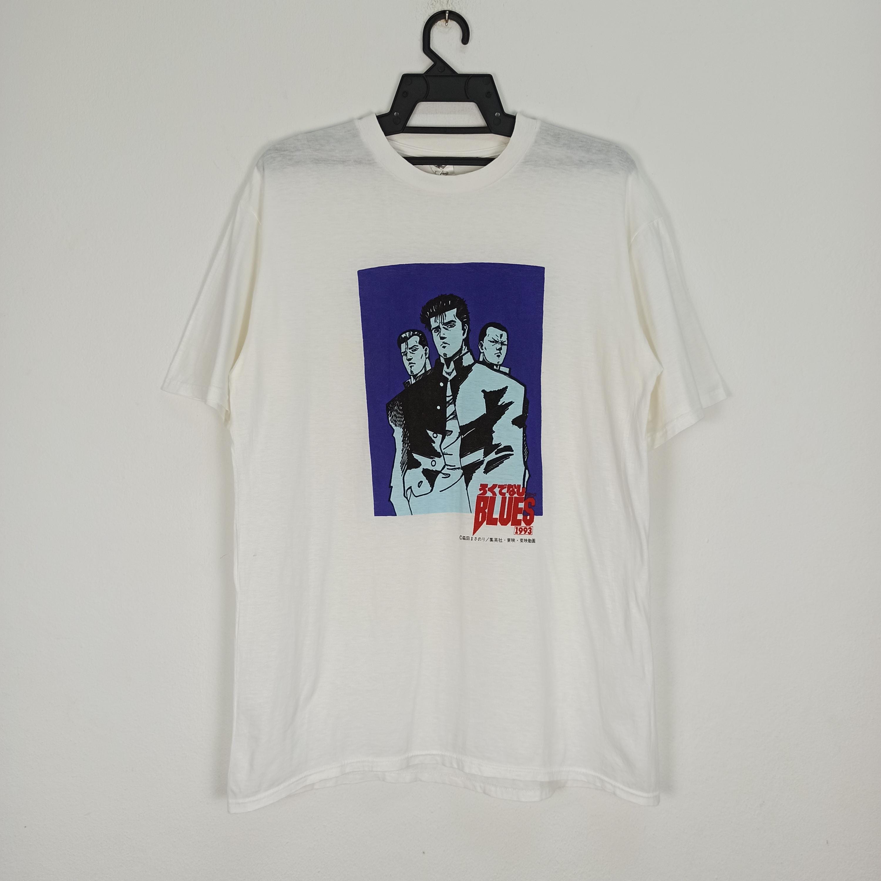 ヴィンテージ アニメ ろくでなしブルース 1993 T シャツ Brapresto 