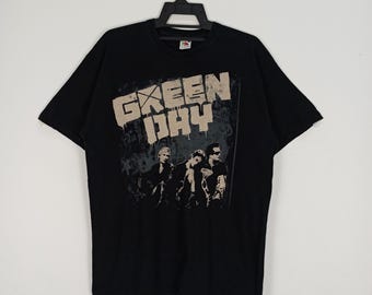 Seltenes Green Day Punk Rock Band T-Shirt aus dem Jahr 2010