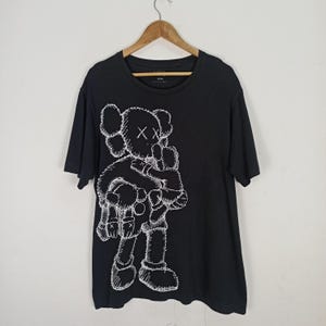 Vintage 90's Kaws X Uniqlo Japanese Brand T-shirt - Etsy