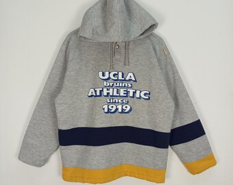 Selten!! Vintage UCLA Bruins Athletisch Hoodie Spellout