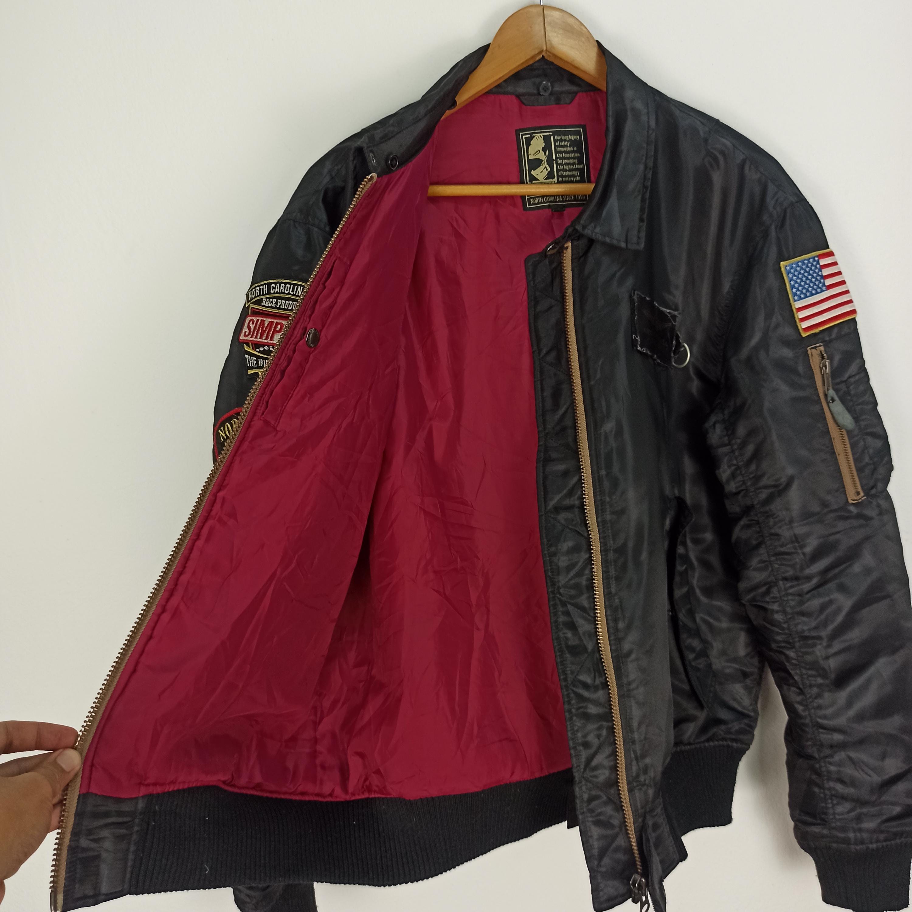 は*な様 90s SIMPSON MA-1 blouson flight jac Vintage Simpson MA-1 Jacket Blouson Flight Jacket - Etsy
