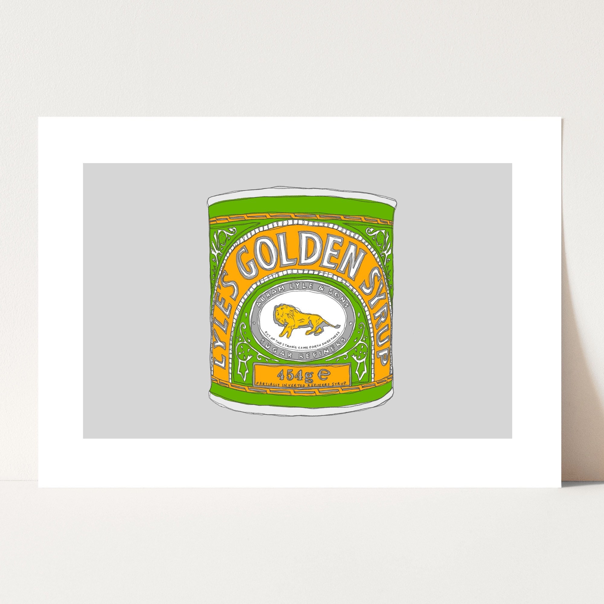 Golden Syrup Art Print, Golden Syrup Print, Lyles Golden Syrup, Kitchen
