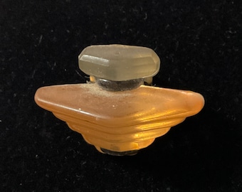 TRESOR LANCOME PARFUM Vintage Pins Brooch- Famous Haute Couture