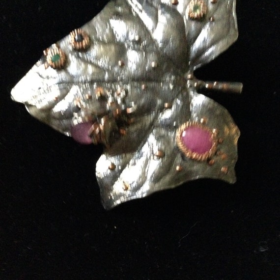 EXCEPTIONAL RUBY EMERALD Sapphire Sterling Unique… - image 10