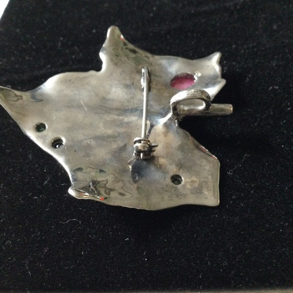 EXCEPTIONAL RUBY EMERALD Sapphire Sterling Unique… - image 9