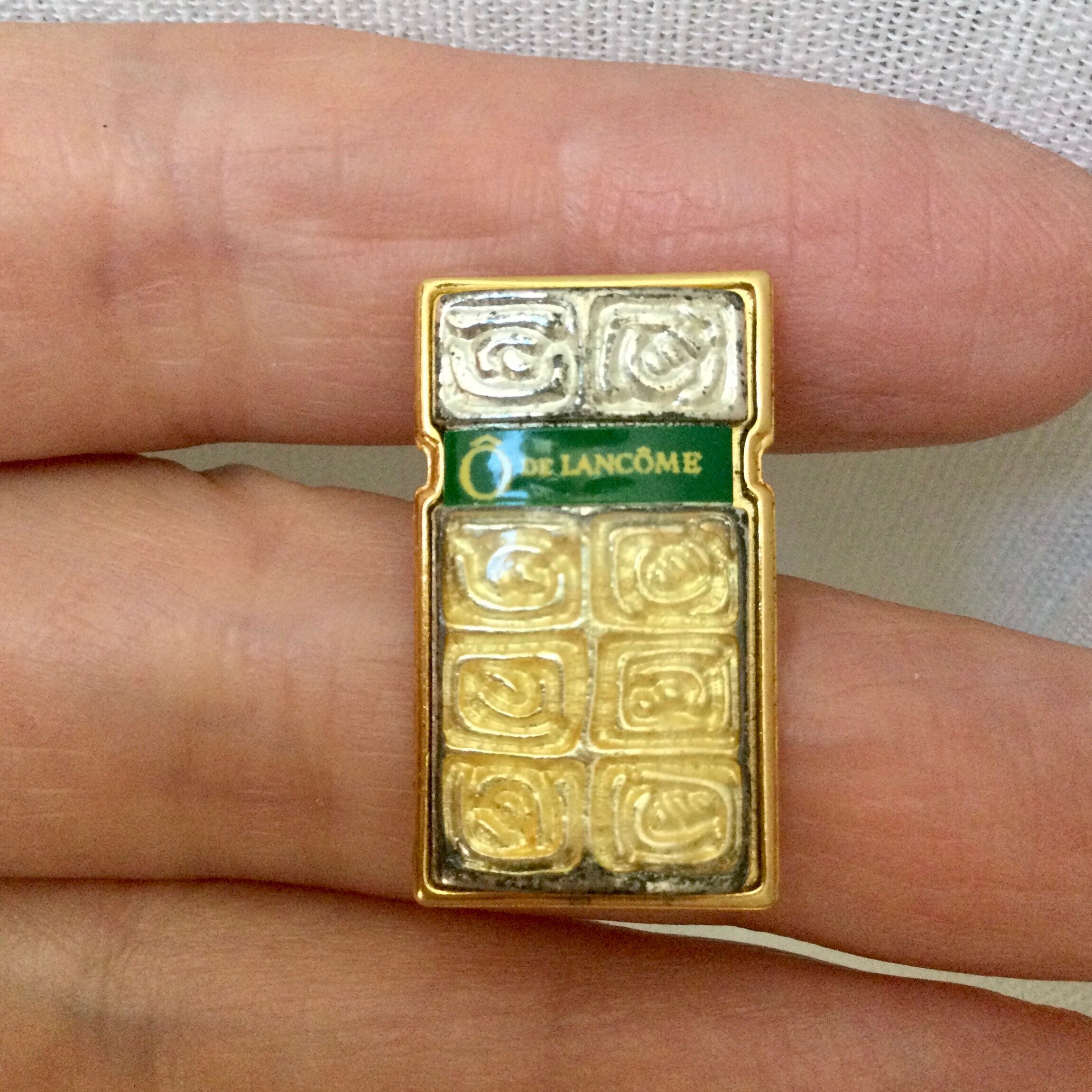 Broche + Pins (épingles) Vintage Lancôme Paris - Occasion En Très Bon état