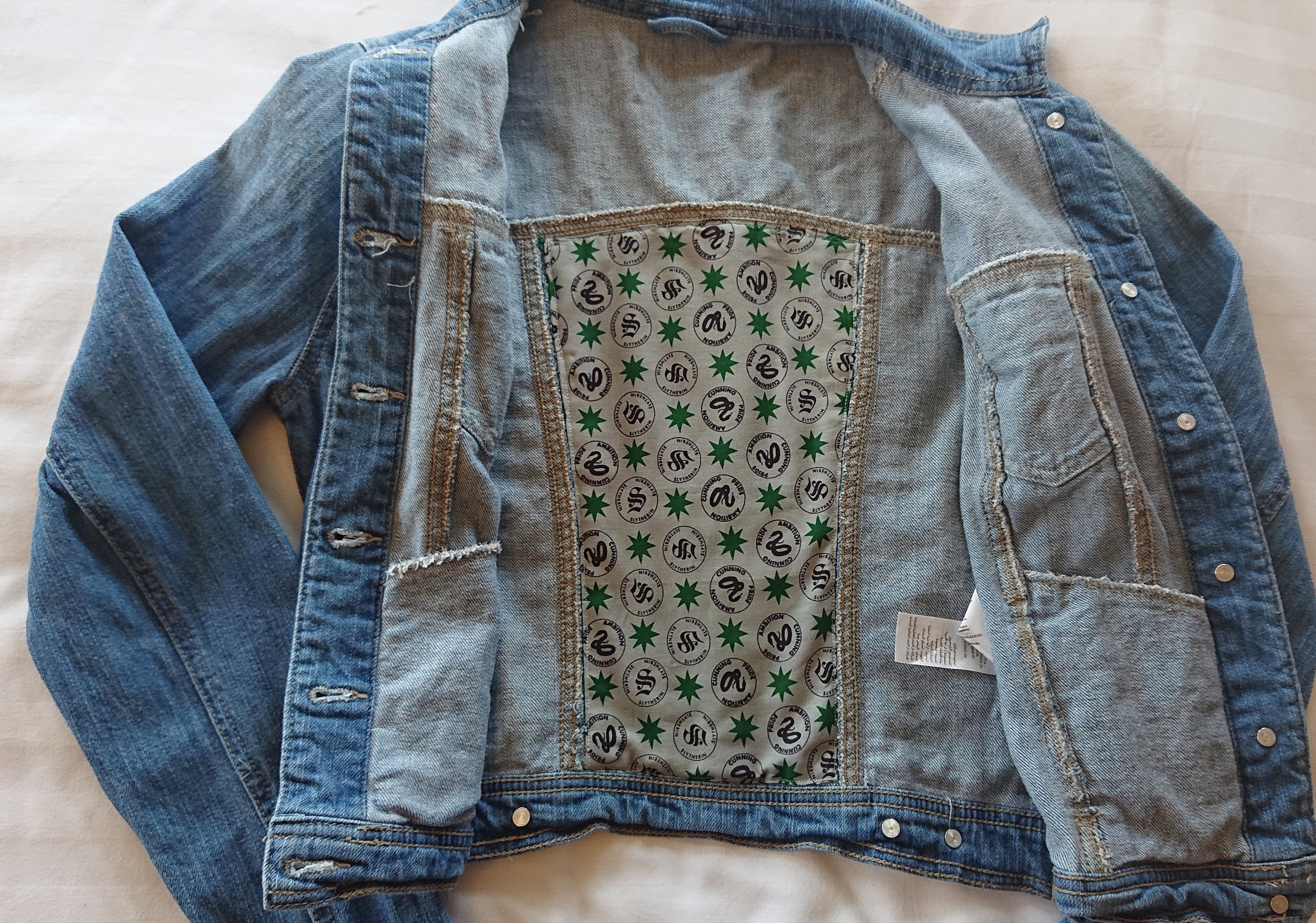 Veste en jean harry potter sale