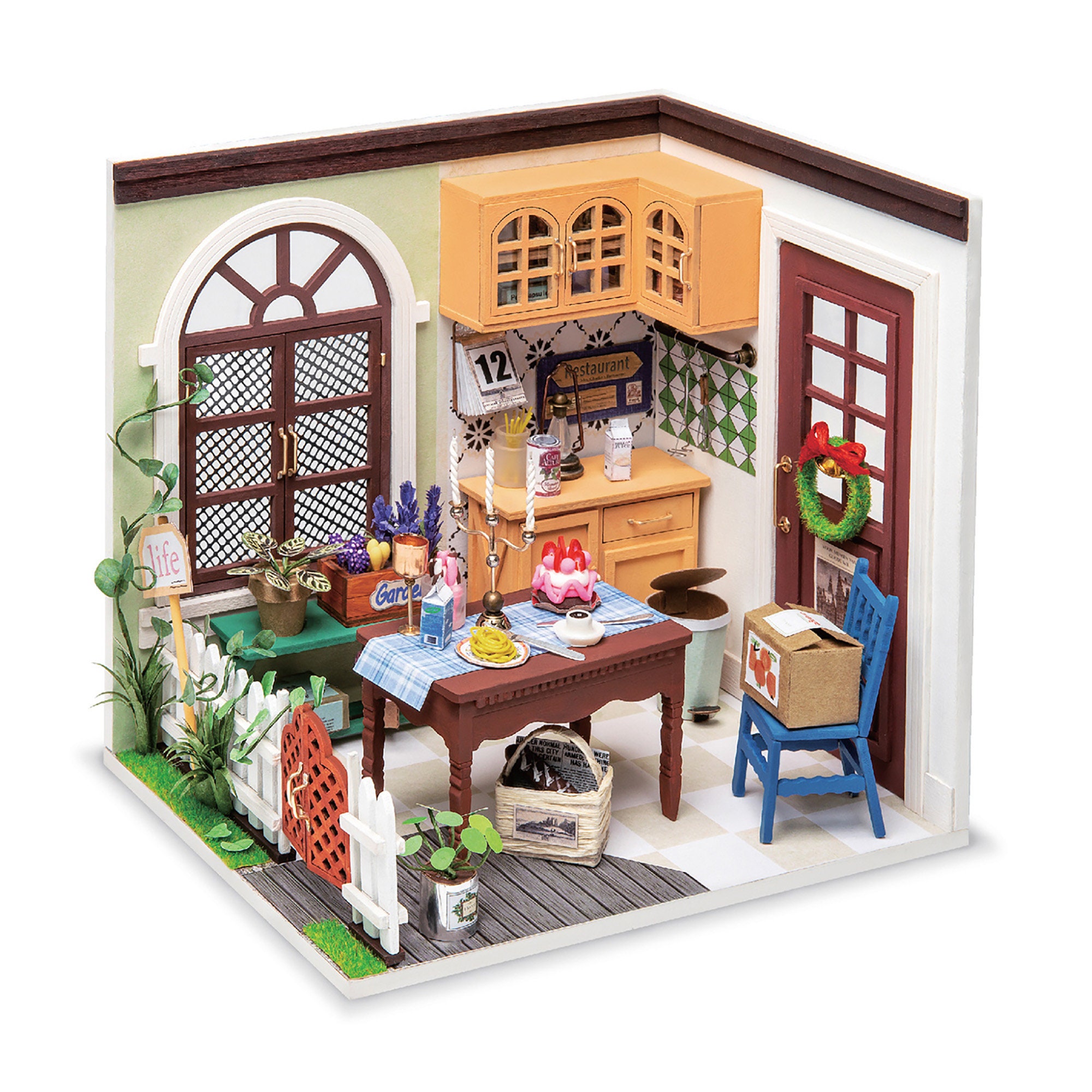 DIY Bedroom Miniature Soho Insert Showcase Doll House - China DIY