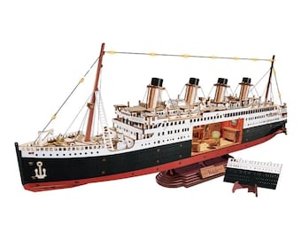 3D Puzzle 1912 Ocean Liner 433pcs DIY Lights Up