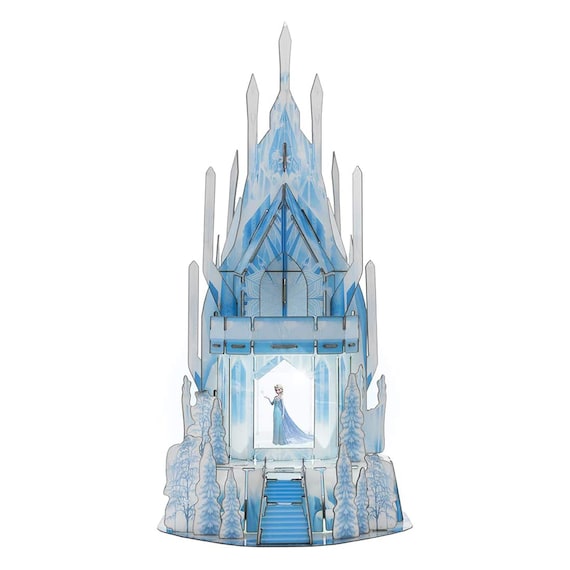 DIY 3D Disney Frozen 2 Ice Castle Puzzle 47 Pieces Hologram 12 Inches Tall  