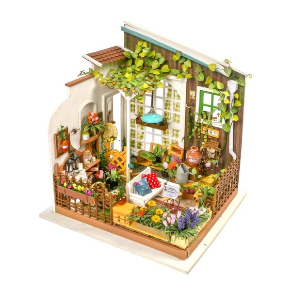 DIY 3D Wooden Miniature House Building Kit: Miller's Garden