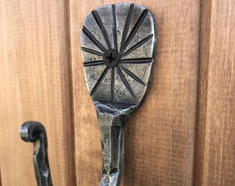 Vintage Wall Hook Gancio forgiato a mano singola Antico Zinco metallo Porta Vintage Ganci per vestiti Cappotto Cappello Borsa Asciugamano Gancio da bagno