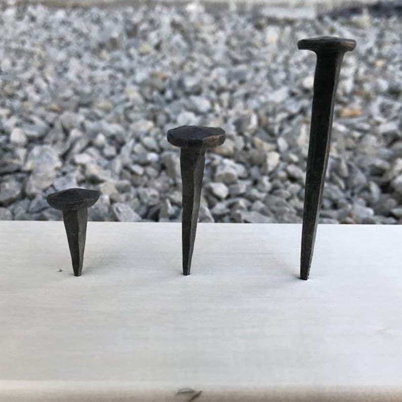 Nails Black Hand Blacksmith Wrought Iron Black Wax Door Etsy