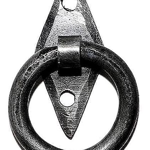 Hand Forged Metal Door Knocker - Vintage Barn Handle Pull
