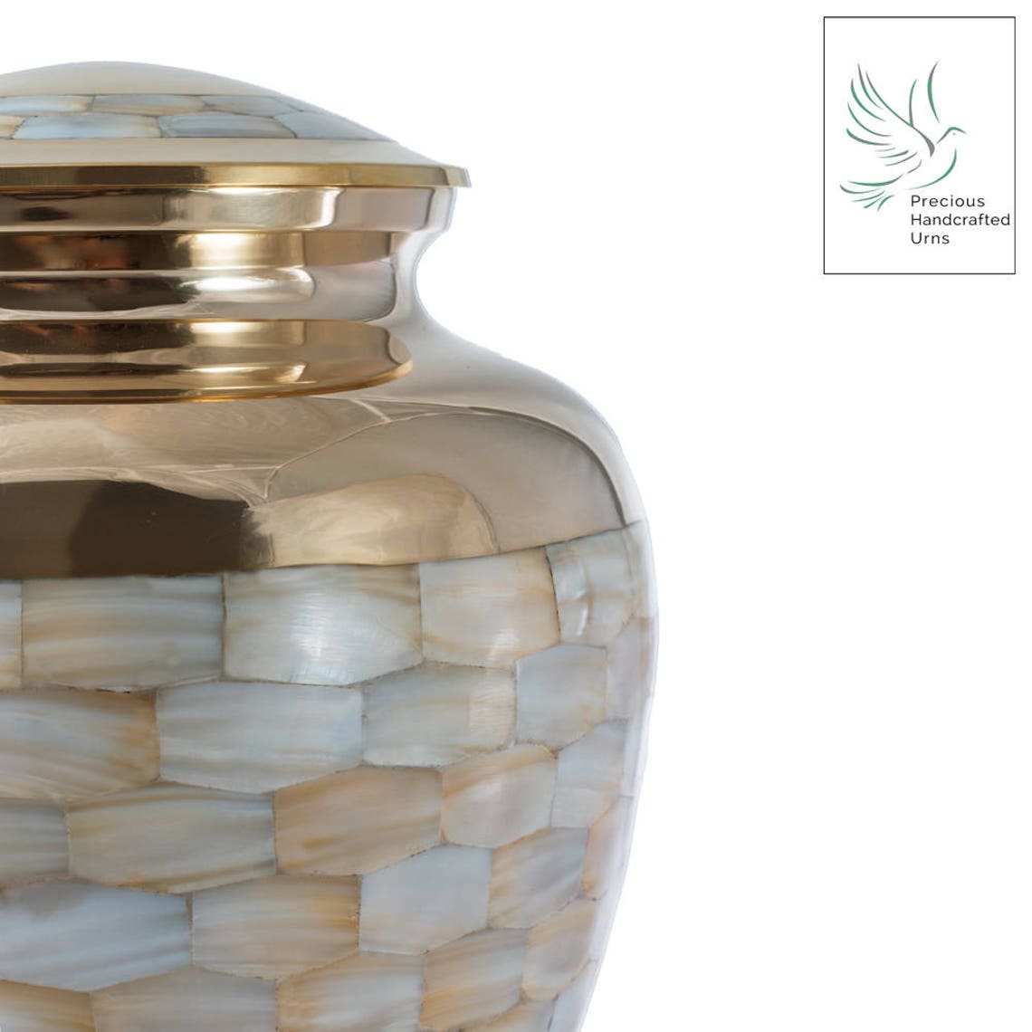 Urns Cremation Urn for Human Animal Pet Ashes Mother of Pearl Etsy