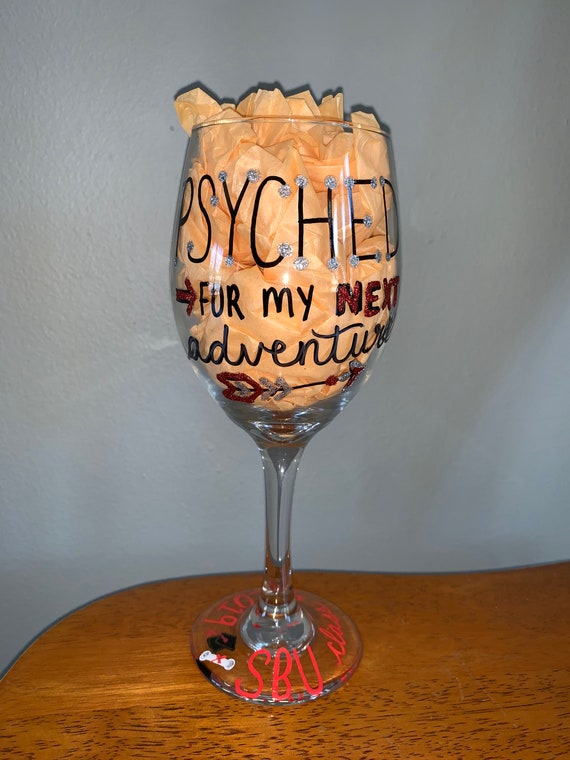 Custom Wine Glasses Etsy