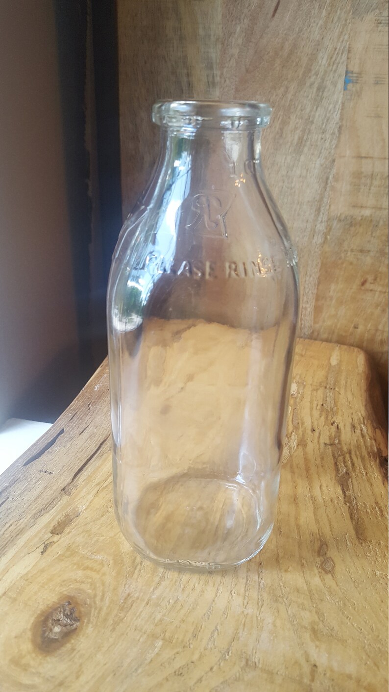 Vintage Rutter's Dairy Quart Embossed Milk Bottle York Pa | Etsy