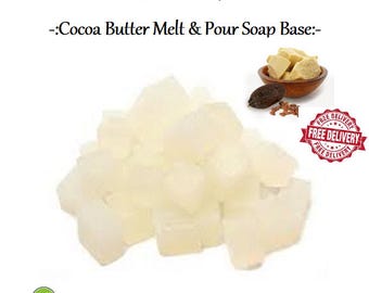 Cocoa Butter Melt and Pour Soap Base SLS Free 1kg, 5kg , 11kg, 11.5kg, 12kg, 25kg