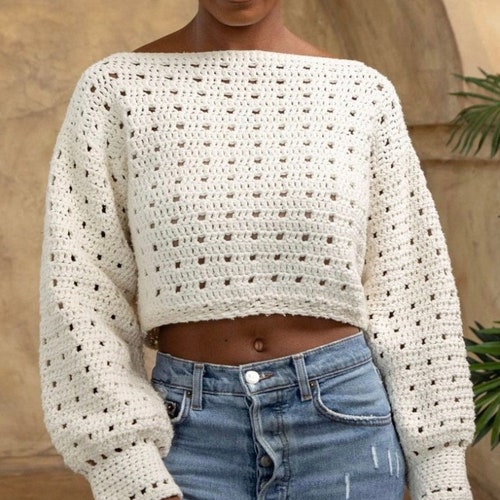 Lantern Sleeve Sweater - Etsy