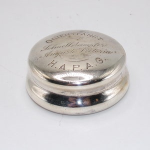 Vintage 800 Coin Silver Pill Box by Wilkens