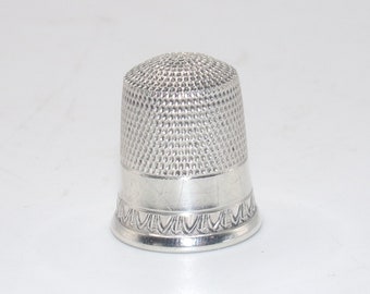 シンブル スターリングシルバー - 1920年代 サイズ17 (K2FE) - Etsy 日本