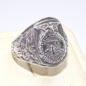 Vintage Sterling Silver FFA Ring by Balfour Etsy Canada