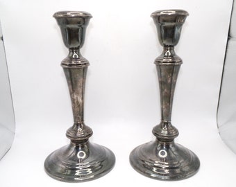 Vintage Silver Plated Candlestick Holders by Gorham