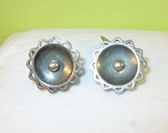Vintage Sterling CuffLinks Modernist Design by C. Benedict