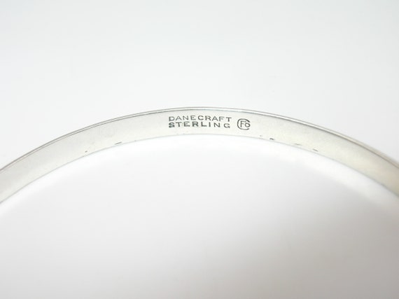 Vintage Sterling Silver Bangle by Danecraft - image 3