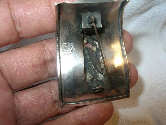 Vintage Sterling Brooch by Rafael Melendez of Taxco View 2