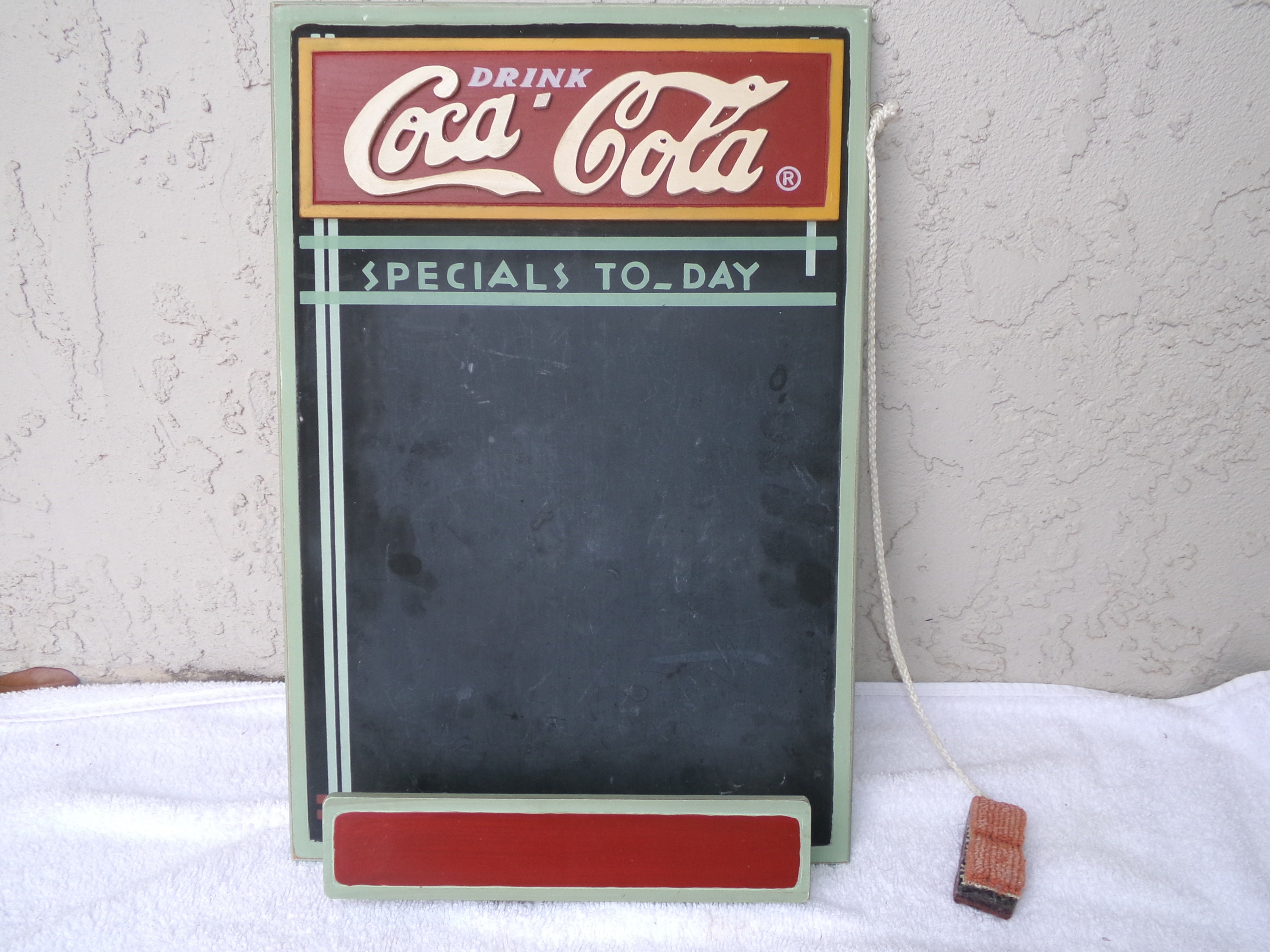 素晴らしい Vintage 日本 Etsy - Chalkboard Cola Coca アンティーク雑貨