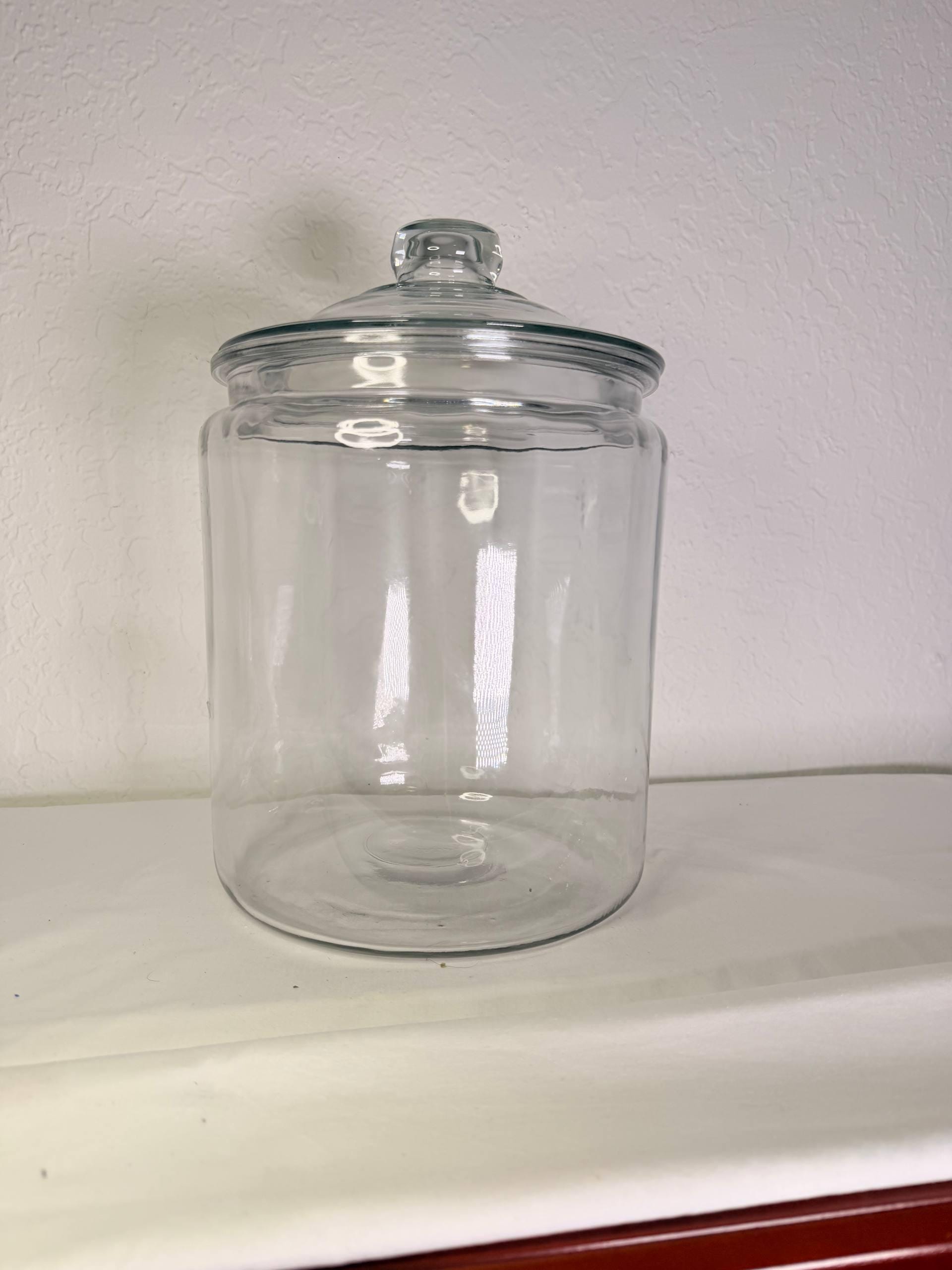 Vintage Large Glass Pickle Jar - Etsy