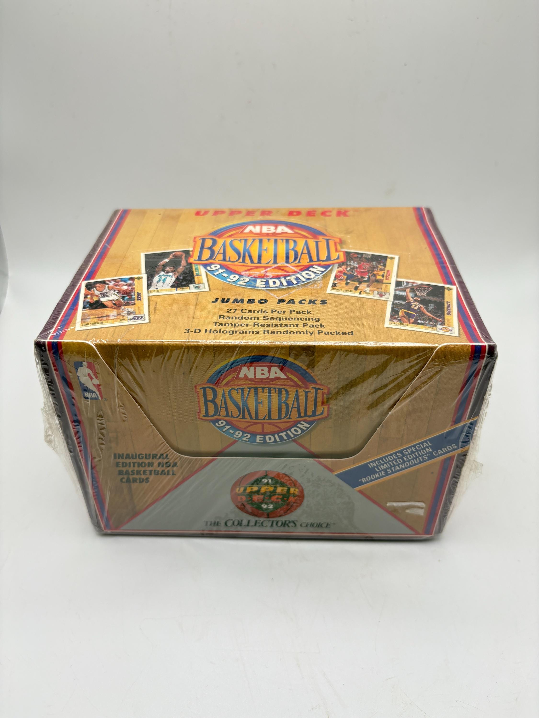 Vintage Factory Sealed 1991-92 Upper Deck NBA Basketball Jumbo