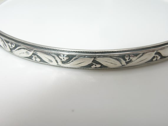 Vintage Sterling Silver Bangle by Danecraft - image 5
