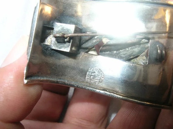 Vintage Sterling Brooch by Rafael Melendez of Taxco View 3