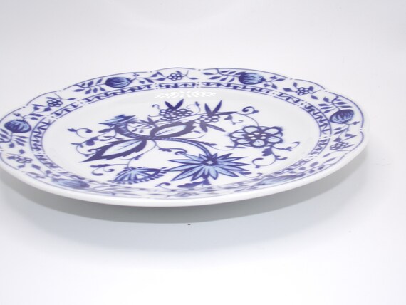 「chiichi」KAHLA　お皿 Vintage Porcelain Zwiebelmuster Kahla Onion Ware Plates - Etsy