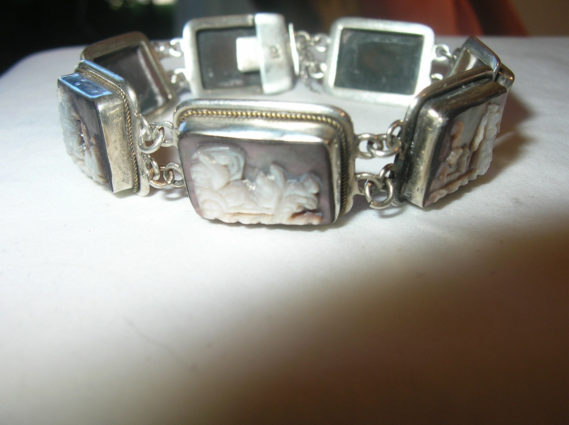 ヴィンテージ 800 シルバー 7日間週リンクブレスレット