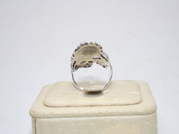 Vintage Sterling Silver Ring - Art Nouveau Style - image 3