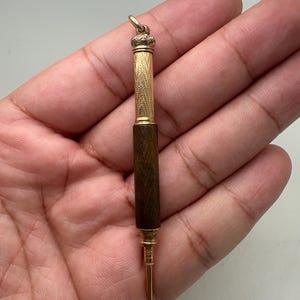 Antique Gold Filled Victorian Twisted Telescopic Pencil by LW