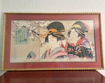 鬼頭鍋三郎 名匠木版画 1976年 舞妓アート - Etsy 日本