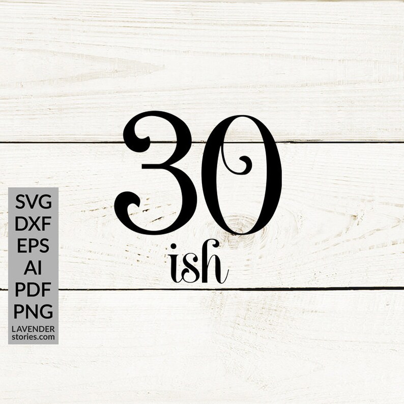 Download 30 ish Funny birthday Svg dxf eps png pdf Its my birthday ...