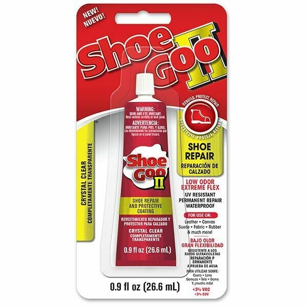 Shoe Goo II Clear 26.6ml Advanced Low Odour Shoe Glue Shoe Goo II Clear 26.6ml Advanced Low Odour Shoe Glue
