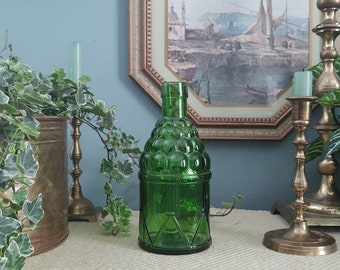 Vintage green glass McGiver's American army bitters Wheaton, NJ