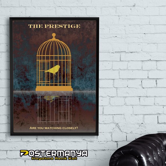 The Prestige Movie Poster Print Canvas Art Painting Print Etsy