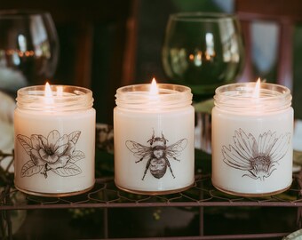 Soy Candle Gift Set Etsy