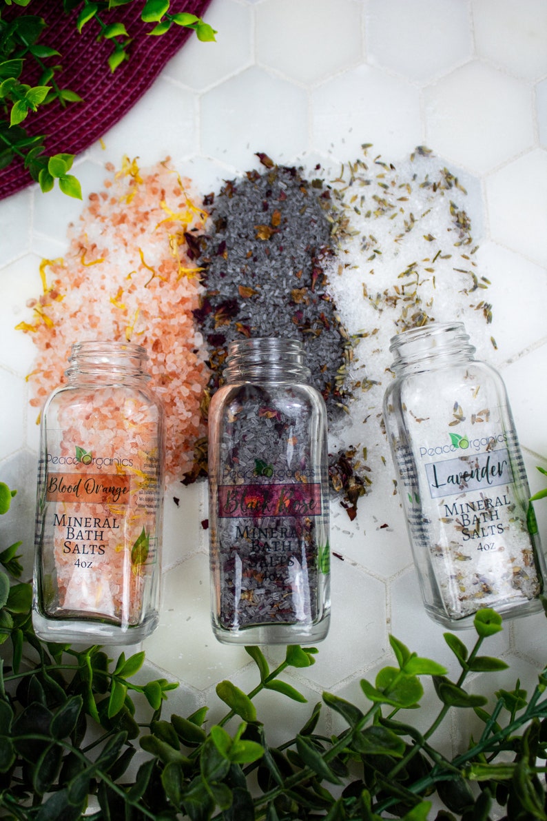 Bath Salts Detox Bath Scented Bath Salts Spa Bath Set Etsy