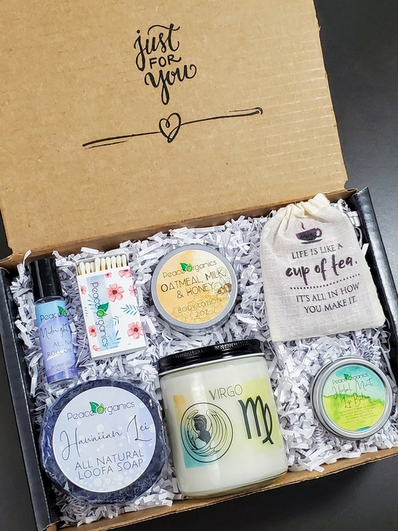 Virgo Spa Gift Box Peace Organics | Etsy peace perfume gift set