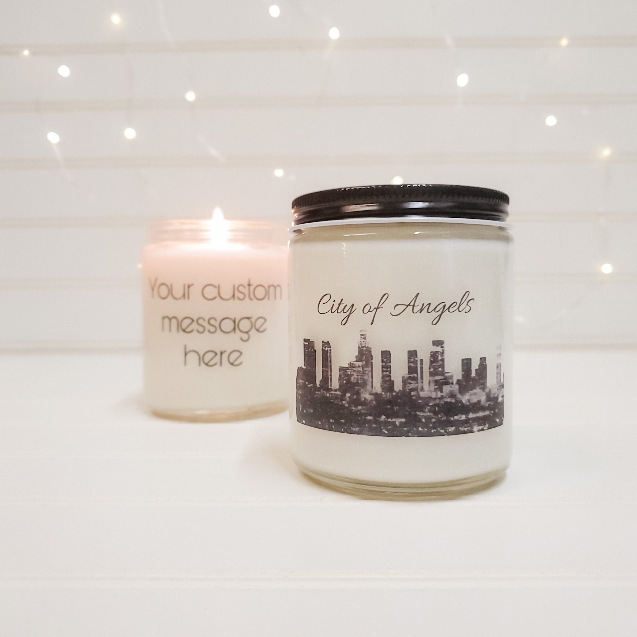 Los Angeles Candle Personalized Candle LA Candle LA Gift Los Etsy