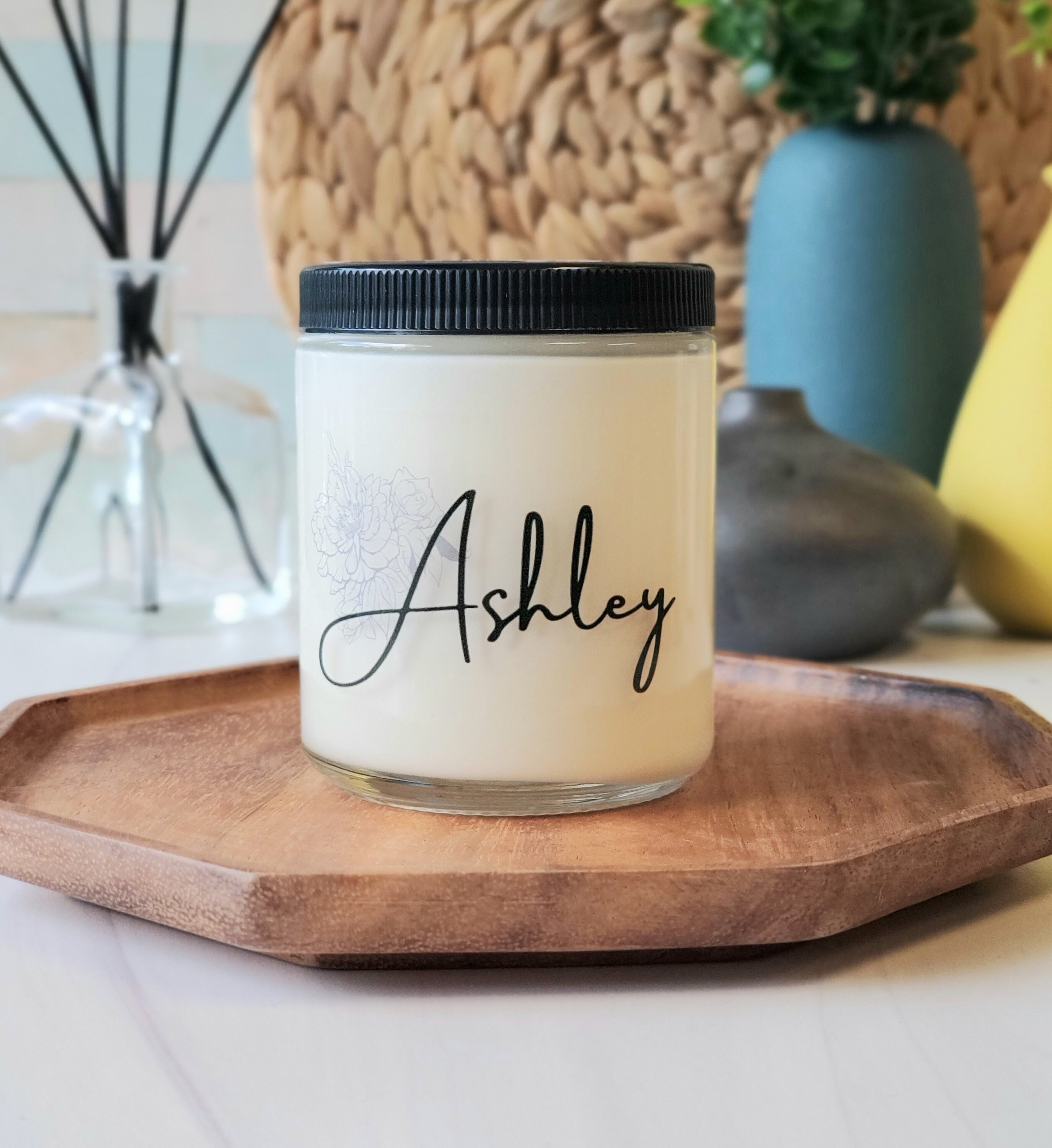 Personalized Candle with Message 16oz or 9oz Etsy